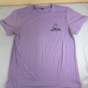SHEIN Lavender Mountain Tee